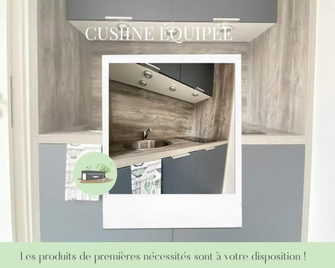 Studio De Jardin "Le Temps D Une Pause" Jusqu'A 4 Personnes En Face Du Beaujolais - Climatisation Et Borne Recharge Vehicule Electrique Montmerle-sur-Saone Екстериор снимка