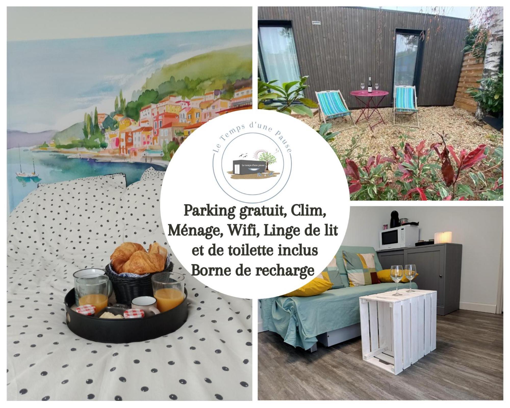 Studio De Jardin "Le Temps D Une Pause" Jusqu'A 4 Personnes En Face Du Beaujolais - Climatisation Et Borne Recharge Vehicule Electrique Montmerle-sur-Saone Екстериор снимка